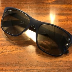 NEW! Ray Ban Sunglasses - Navy with Clear